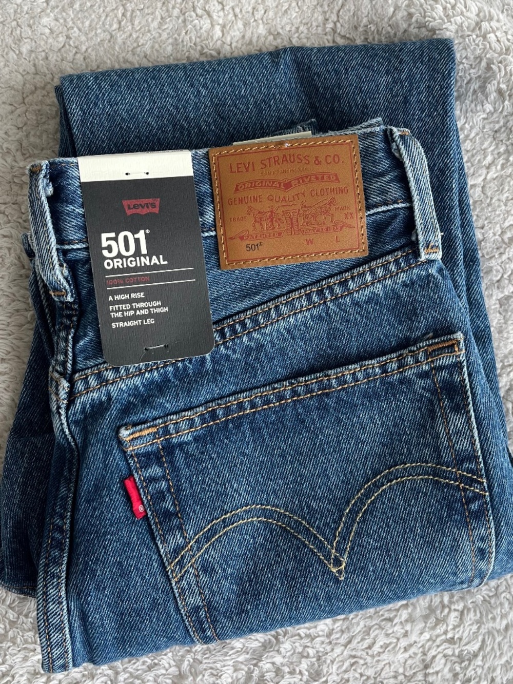Levi's 501s Original Fit 24x30 Jeans (NWT)